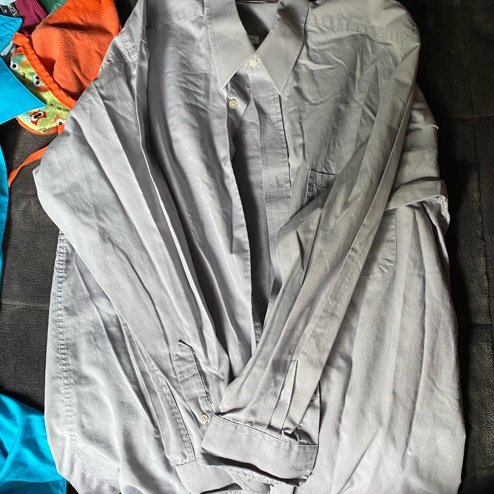 Pierre Cardin Men’s Dress shirt, grey
